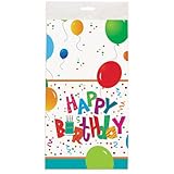 Jamboree Birthday Plastic Tablecloth, 84