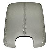 Real Genuine Synthetic Leather Center Console Lid Armrest Cover Upholstery Gray For Honda Accord 2008-2012 08-12