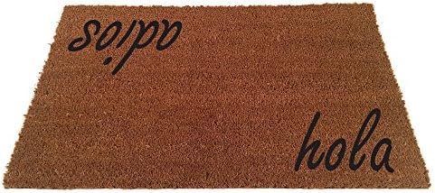 Hola - Adios Doormat (18Wx30L)