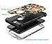 Digital Hutty 3 in 1 Shockproof Heavy Duty Full-Body Protective Cover for Apple iPhone 7,iPhone 8 Black (Yellow Flower)
