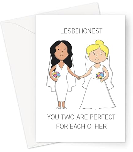 Whitman And Daughter LGBTQ+ Hochzeitskarte – Regenbogen-Design, 12,7 X 17,8 Cm, Inkl. Umschlag