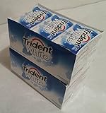 Trident White Peppermint Sugar Free Gum 2/12 Pack Boxes 16 Pcs Per Pack Total 384 Pcs