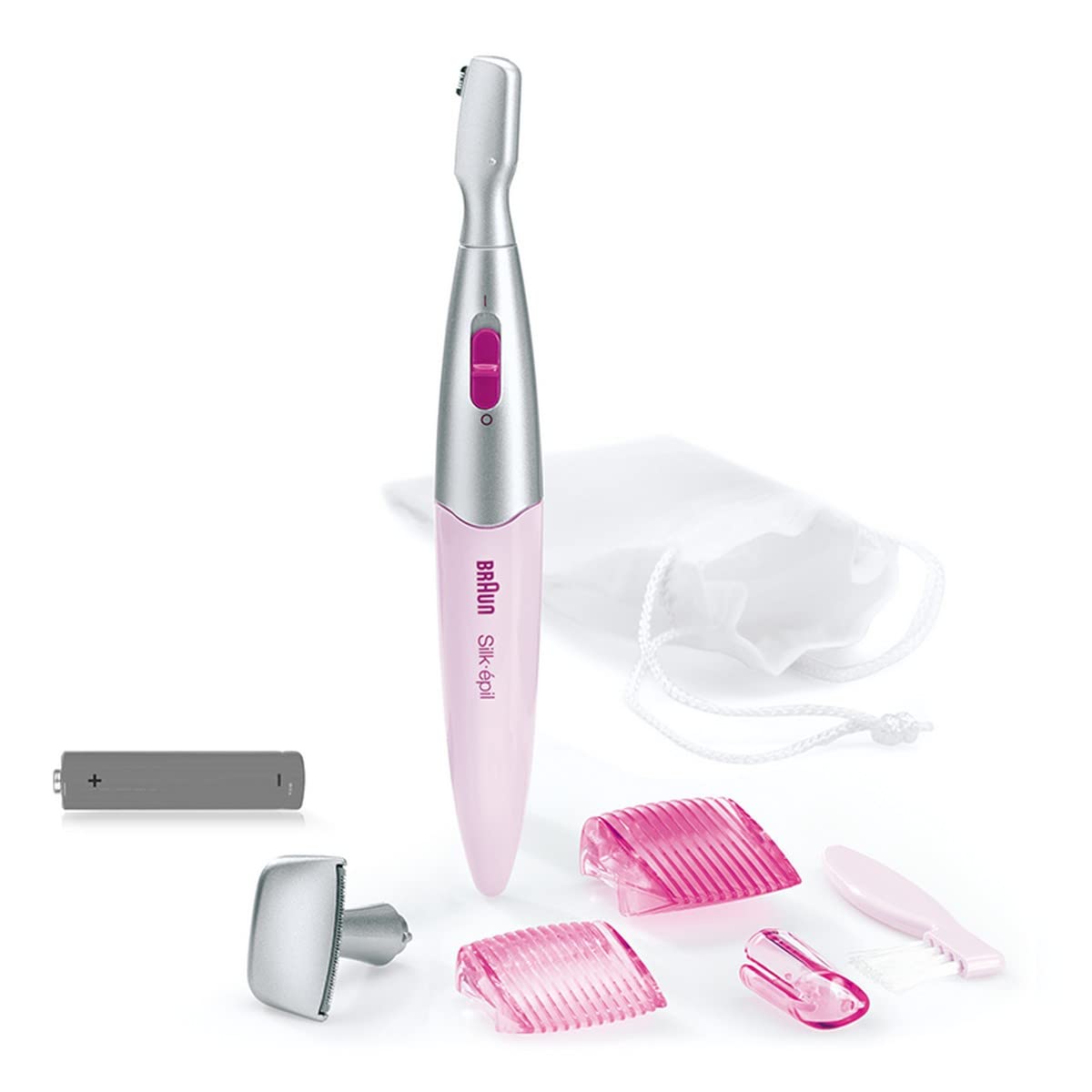 Braun Silk-épil FG1100, Precision Trimmer for Bikini Area, Pink