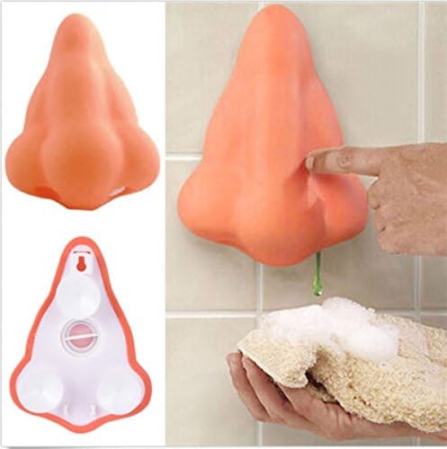 zhani88 New Nose Shower Gel And Sanitizer Dispenser Bathroom Suction Soap Dispenser