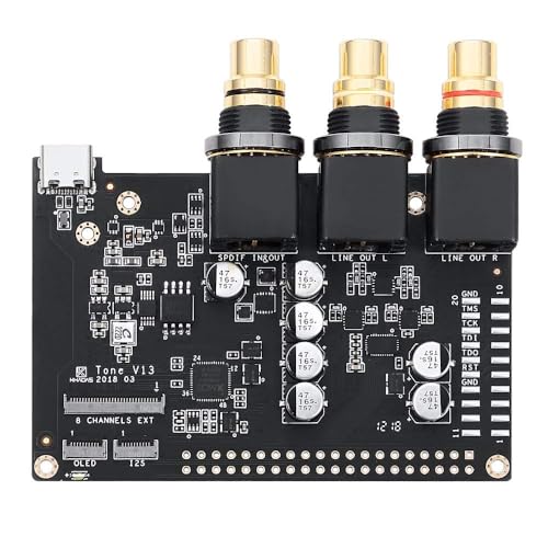 Khadas Tone Board High Resolution Audio Board VIMs, Compatible(Generic Edition) for Desktop PCs/Laptop PCs/Edge, Raspberry PIS and Other SBCs/All Other Devices via Included USB-C to USB-A 2.0 Cable