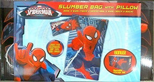 Marvel ultimate Spider-Man Slumber Bag With Matching Pillow