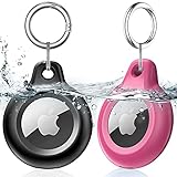 [2 Pack] Airtag Keychain for Apple Air Tag Holder