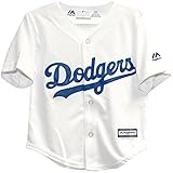 Majestic Toddler MLB Los Angeles Dodgers White Baseball Jersey