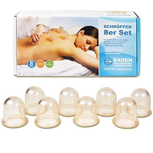 title=Sixpack- Set di 8 ventose in gomma per massaggi