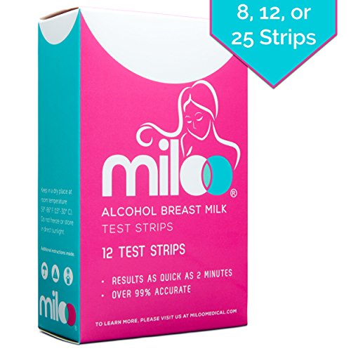 Buy milk Alcohol Test Strips for feeding Moms 12 Strips Quick Result