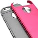 iPhone 6 Case, MagicMobile Cute Protective Hard Shockproof [Drop Protection] Fashion Cover for Apple iPhone 6 (4.7') Impact Resistant Hybrid Thin Armor Case [ Hot Pink / Gray ] with Clear Screen Protector.
