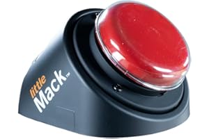 AbleNet LITTLEmack Single Message Dedicated Speech Generating Device, Portable AAC Communication Device for Non-Verbal Speech Therapy Communication Part #10000042