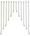 Jstyle 8-12 Pcs Stainless Steel Extender Chain for Necklace Bracelet Set Jewelry Extenders