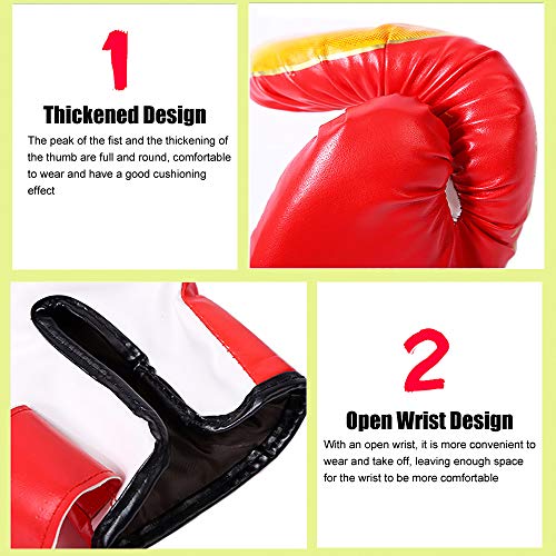 image for Newgam Kids Boxing Gloves, Children Junior Sparring Kickboxing Trainin