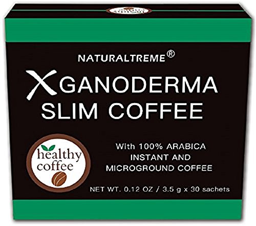 Nutrimus Prime Xganoderma Slim Coffee with 100% Arabica Instant and Microground Coffee and Vital Slimming Contents (1 Box of 30 Sachets)