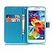 Galaxy S5 Case, Firefish [Kickstand] Flip Folio Wallet Cover Anti-Scratches Protective Shell with Cards Slots Magnetic Closure for Samsung Galaxy S5