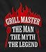 Tstars Funny Aprons for Men Grill Master Kitchen Cooking BBQ Mens Chef Apron
