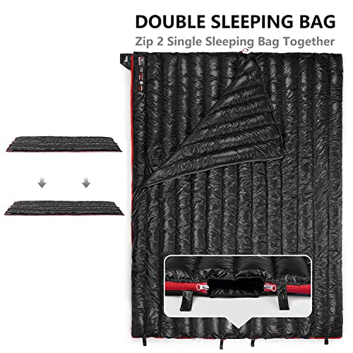 Naturehike Down Sleeping Bag 800 Fill Power Lightweight Compact for