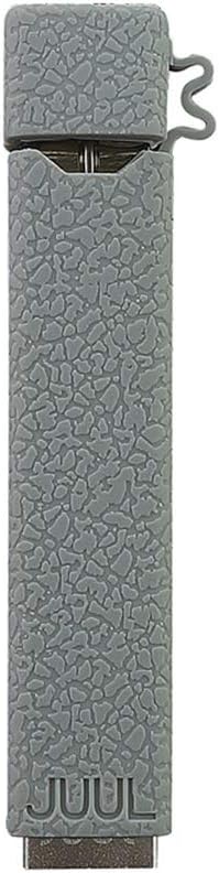 Xixnor Silicne Case for JUUL, Protective Sleeve Wrap Skin Decal Compatible with Juul Box Kit (Grey)