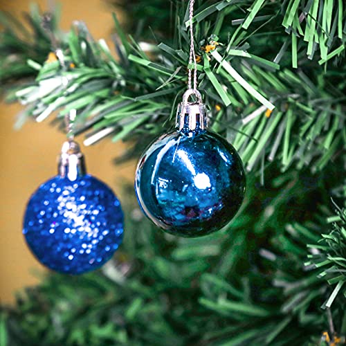 DomeStar Christmas Ball Ornaments, 100PCS Christmas Tree Ornaments Christmas Baubles Tree Balls Christmas Decorations