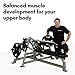 Body-Solid Pro ClubLine (LVBP) Adjustable Leverage Gym Bench - Converging Chest & Bench Press Machine with Sealed Bearings and Gas-Assisted Start Positions