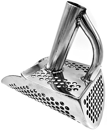 Beach Sand Scoop Garrett Metal Detecting Genuine Stainless Steel #2mm hole 9mm
