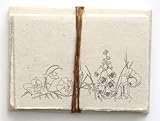 Handmade Seeded Plantable Note Cards Set of 6 Wildflowers