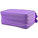 Large Capacity Multilayer Colored Pencil Case (72 Slots Purple Pen Bag)