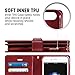 GOOSPERY Mansoor Wallet for Apple iPhone 8 Plus Case (2017) iPhone 7 Plus Case (2016) Double Sided Card Holder Flip Cover - Wine