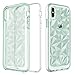 iPhone X Case 2017 (5.8Inch), BENTOBEN iPhone 10 Cover 2 in 1 Soft Hybrid TPU Hard PC Phone Protective Case Shockproof Drop Protection Slim Phone Cover for Women, Girls – Mint Green