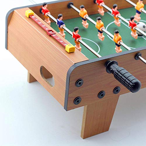Leiyini Mini Tabletop Foosball Table 20-inch Foosball Soccer Table Game Arcade Room Playfield Sports Competition Soccer Game Table Indoor & Outdoor Soccer Game Kids Adults Toy