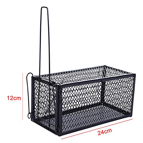 image for Onner Humane Animal Live Cage Trap, 24 x 12 x 12cm High Sensitivity Mo