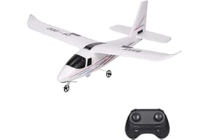 GoolRC QF002 RC Airplane, 2.4Ghz 2 Channel RC Plane Ready to Fly, Durable EPP Foam DIY Remote Control Airplane Toy Built-in Gyro, Easy to Fly RC Aircraft for Beginners Kids and Adults