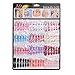 Lookatool 144pcs Mixed Set False Nail Tips Artificial Fake Nails Art Acrylic Manicure Gel