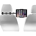 Macally Tablet Holder for Car Headrest - Adjustable iPad Headrest Mount for Car - Super Secure Car iPad Holder Backseat Kids - Fits All 4.7-12.9" Back Seat Devices (iPad Pro/Air/Mini, Nintendo Switch)