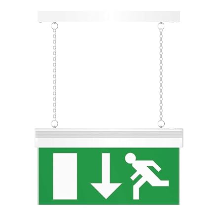 Double Sided Maintained Led Emergency Exit Box Sign Light