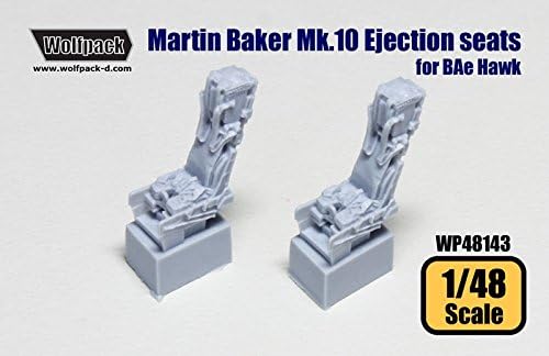 Wolfpack 1:48 Martin Baker Mk.10 Ejection Seats for Bae Hawk 2pc -Resin #WP48143