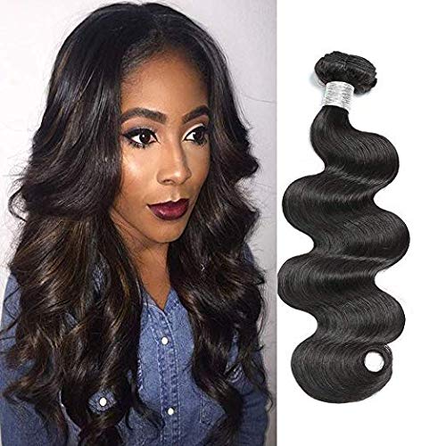 Showcoco Body Wave Human Hair Brazilian 100% Unprocessed Virgin Hair 1 Bundles Deals For Woman 100g/ pc Black 10 inch