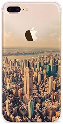 iPhone 6 Case,SAWAMART Beautiful Scenery Soft TPU bumper Clear with PC Back shockproof Ultra Thin Cover Case for iPhone 6/6s(City 1)