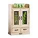 Brubaker Cosmetics 10 Pcs Beauty Gift Set Women Wooden Cabinet Aloe Vera Vanilla
