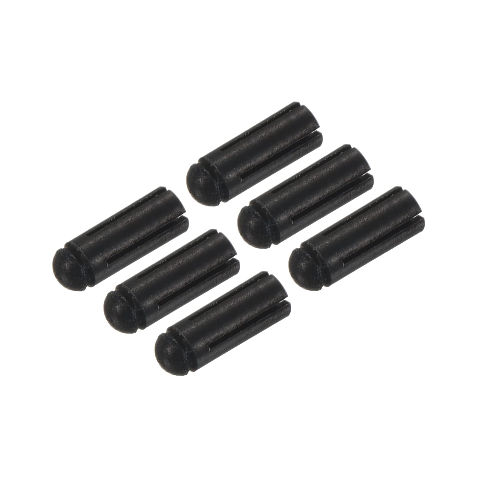 PATIKIL Dart Flight Protectors, Aluminum Alloy Dart Accessories Wing Savers for Steel & Plastic Flights - 6 Pack (Black)