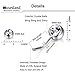 Musesland 21 Pieces 14g Belly Button Rings 316L Surgical Steel Navel Body Piercing Jewelry Assorted Colors