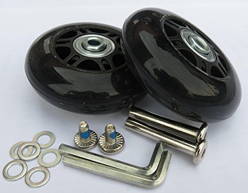 64 x 18(mm), 2 set of luggage suitcase replacement whee…