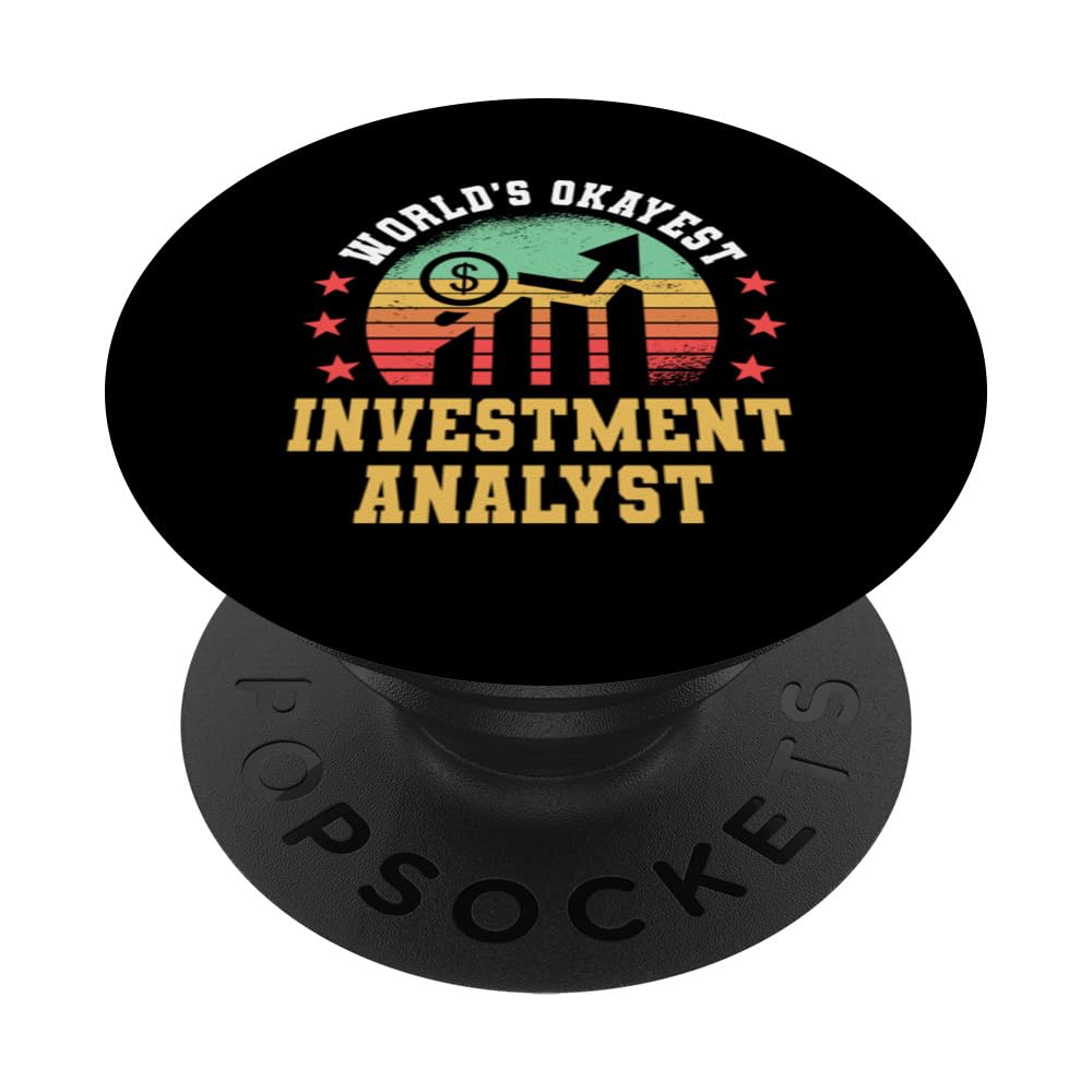 Funny Investment Analyst Saying Investment Banker PopSockets Swappable PopGrip