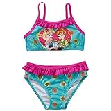 Disney Frozen Fever Elsa & Anna Girls 2-Piece Swim Suit