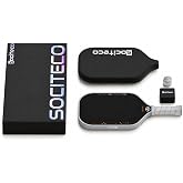 SOCITECO Carbon Fiber Pickleball Paddle, Thermoformed Pickleball Paddles | T700 Carbon Fiber, Thermoformed Unibody, 16mm Honeycomb Core, Foam Edge Wall, Elongated, Intermediate and Competitive Player