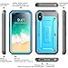 SUPCASE Unicorn Beetle Pro Series Case Designed for iPhone X, with Built-In Screen Protector Full-body Rugged Holster Case for Apple iPhone X / iPhone 10 (2017 Release) (Blue)