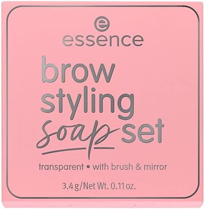 essence Brow Styling Soap Set Transparent Fixing Long-Lasting Natural Vegan 3.4g