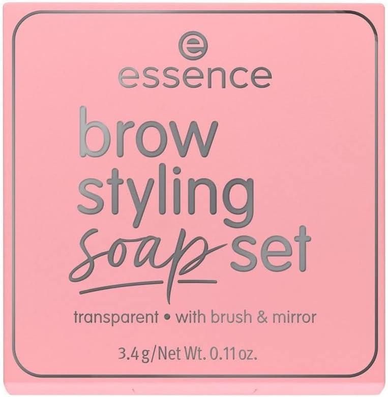 essence Brow Styling Soap Set Transparent Fixing Long-Lasting Natural Vegan 3.4g