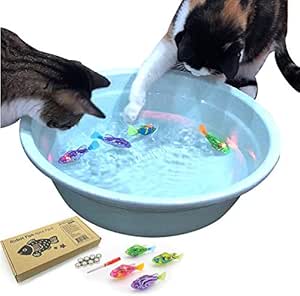 cat aquarium toy